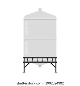 Water Tank Vector Wallpaper Free Space Stock Vector (Royalty Free ...