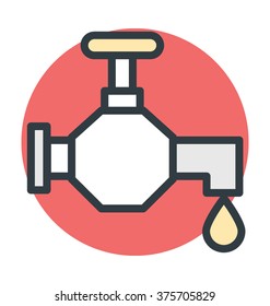 Water Tap Cool Vector Icon