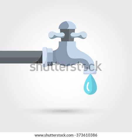 Water tap with drop