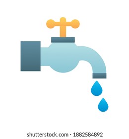 water tap faucet isolated icon vector illustration design