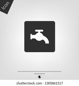 Water tap icon