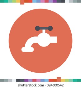 Water tap icon.