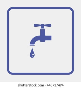 Water tap icon.