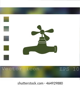 Water tap icon