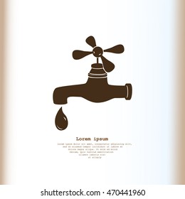 Water tap icon