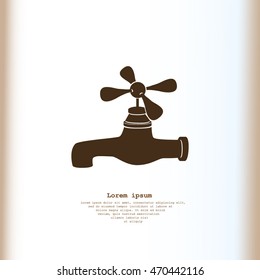 Water tap icon