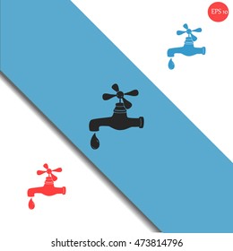 Water tap icon