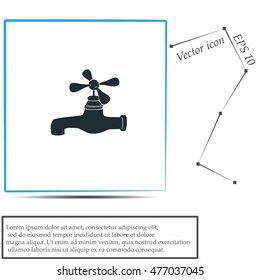 Water tap icon