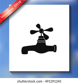 Water tap icon