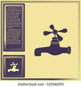 Water tap icon