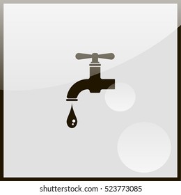 Water tap icon.