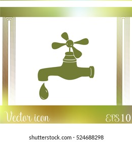 Water tap icon