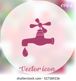 Water tap icon