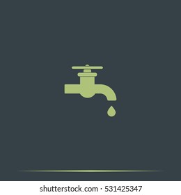 Water tap icon.