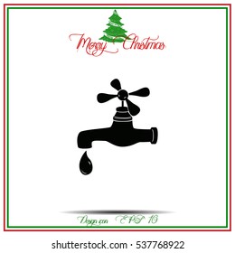 Water tap icon