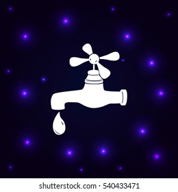 Water tap icon