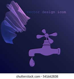 Water tap icon