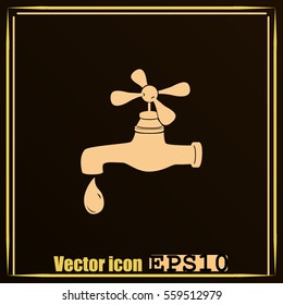 Water tap icon