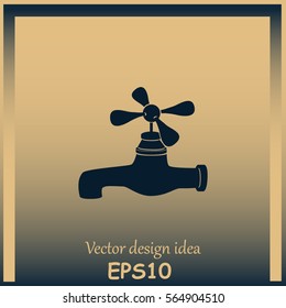 Water tap icon