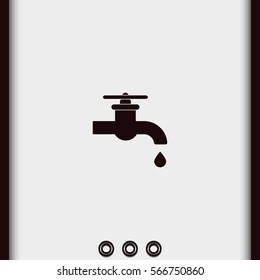 Water tap icon.