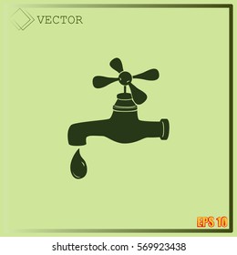 Water tap icon