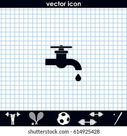 Water tap icon.