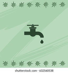 Water tap icon.