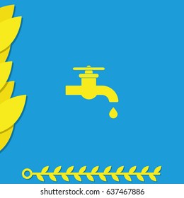 Water tap icon.