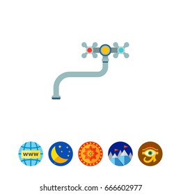 Water tap icon