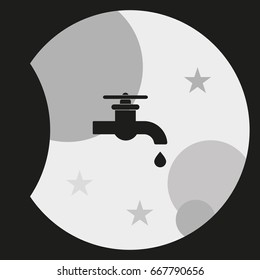 Water tap icon.