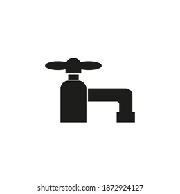 water tap icon element of plumbing icon for mobile concept and web apps. Thin line water tap icon can be used for web and mobile. Premium icon on white background