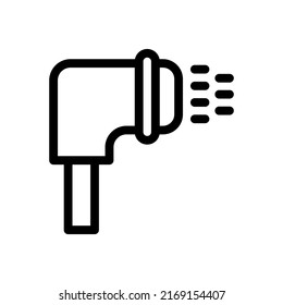 water tap icon illustration vector graphic