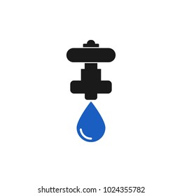 water tap icon vector
