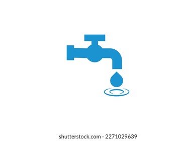 Water tap icon vector design template
