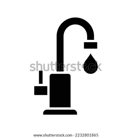 water tap icon vector design template in white background