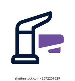 water tap icon. vector dual tone icon for your website, mobile, presentation, and logo design.