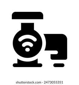 water tap icon. vector glyph icon for your website, mobile, presentation, and logo design.