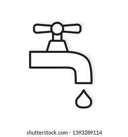 water tap icon- vector illustration