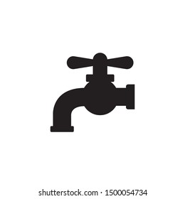 water tap icon vector illustration logo template