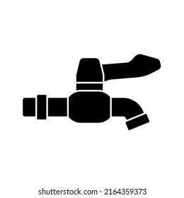Icono del grifo de agua. ilustración vectorial