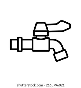 Water tap icon. vector illustration
