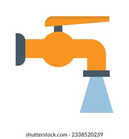 ilustración vectorial de icono de grifo de agua