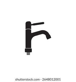 Logo-Vorlage für Vektorgrafik-Wasserhahn-Symbol