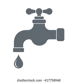 Water tap  icon. Vector illustration