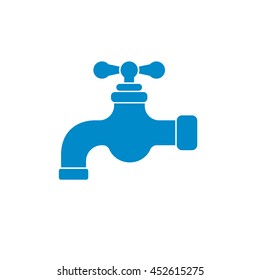 Water tap icon. Vector illustration