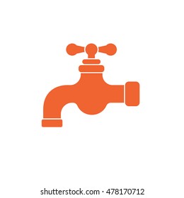 Water tap icon. Vector illustration