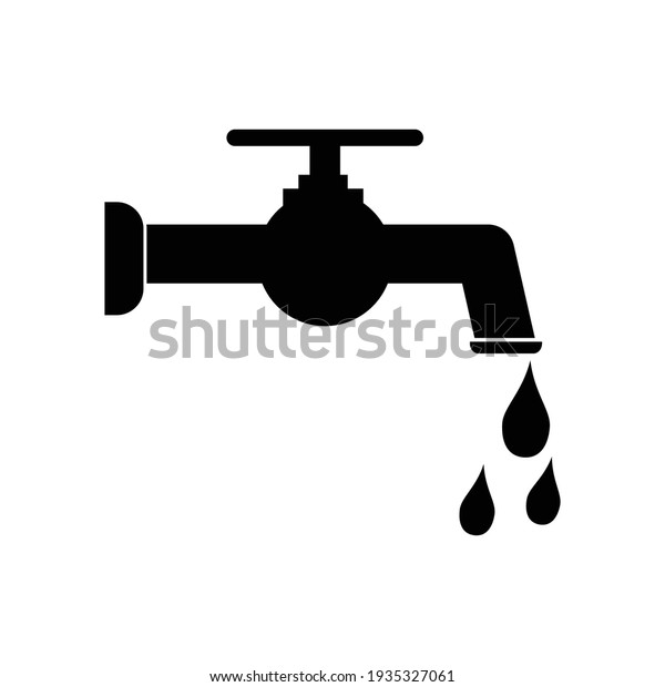 \
water tap icon vector\
illustration