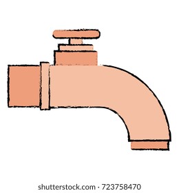 water tap isolated icon