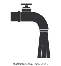 water tap isolated icon