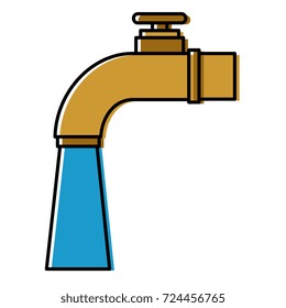 water tap isolated icon